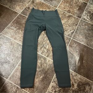 Athleta Green Leggings High-Rise Stretchy Bottoms